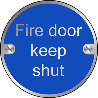 Fire door keep shut Disc