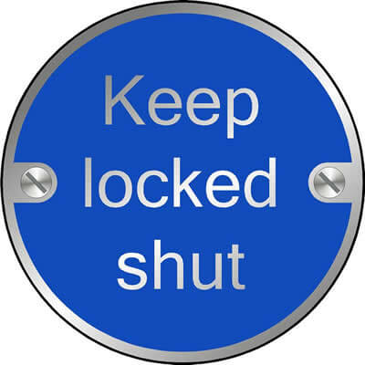 Keep locked shut Disc