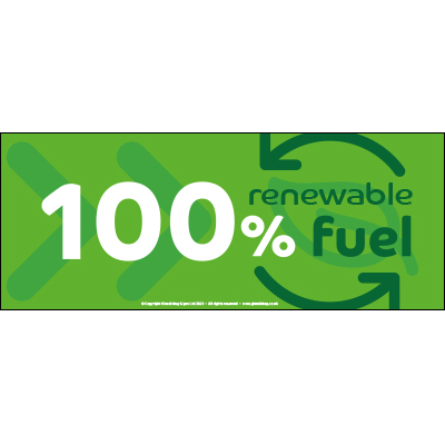 Renewable fuel sign