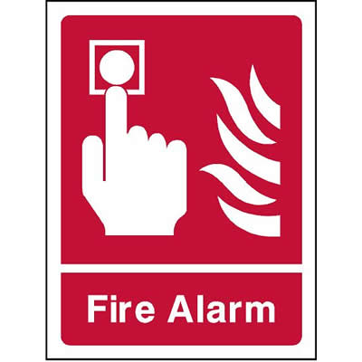 fire alarm sign