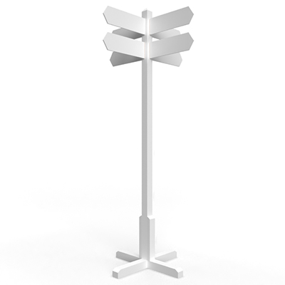 Freestanding Wayfinding Sign Post