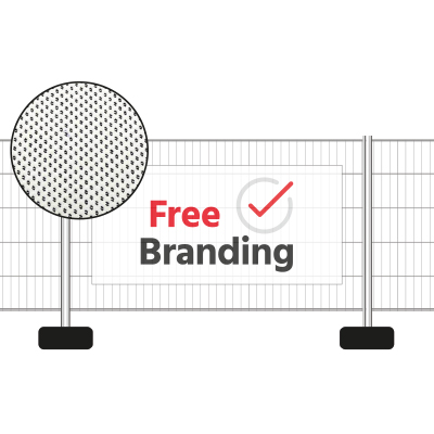 Branded Site Fencing Banner