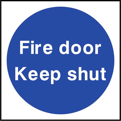 Fire door keep shut 