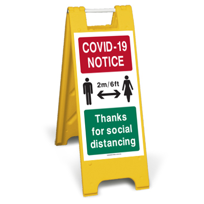 covid health and safety signs