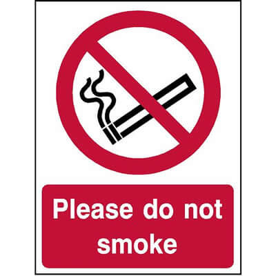 Please do not smoke