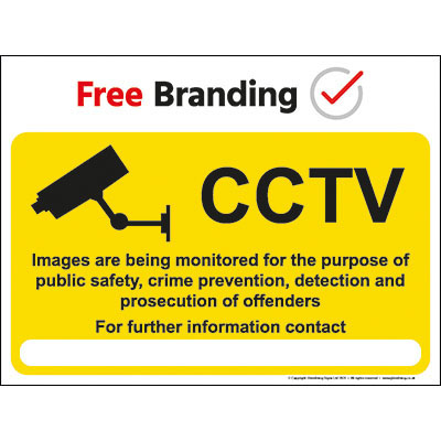 CCTV Contact Sign (Quickfit)