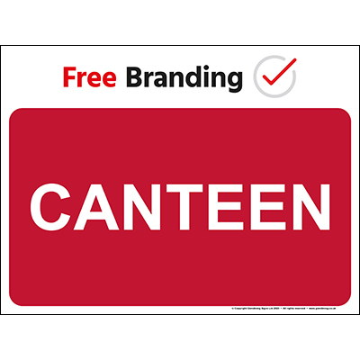 Canteen sign