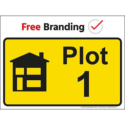 Plot number sign