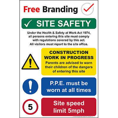 Site Safety Sign