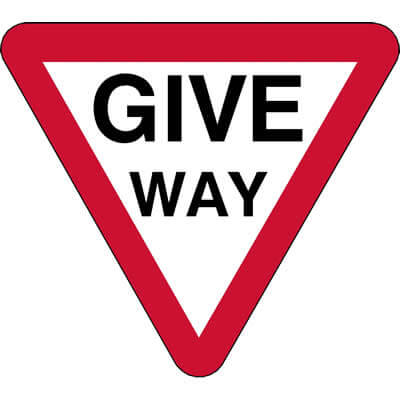 Give way