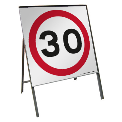 30 mph speed limit sign