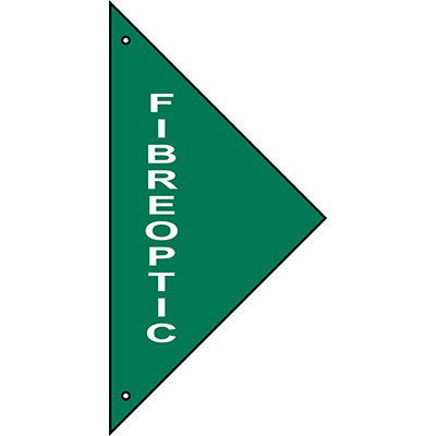 Fibreoptic Service Marker Tri-tag         