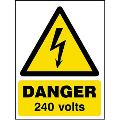 Danger 240 volts