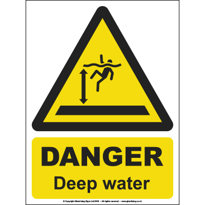 Danger deep water